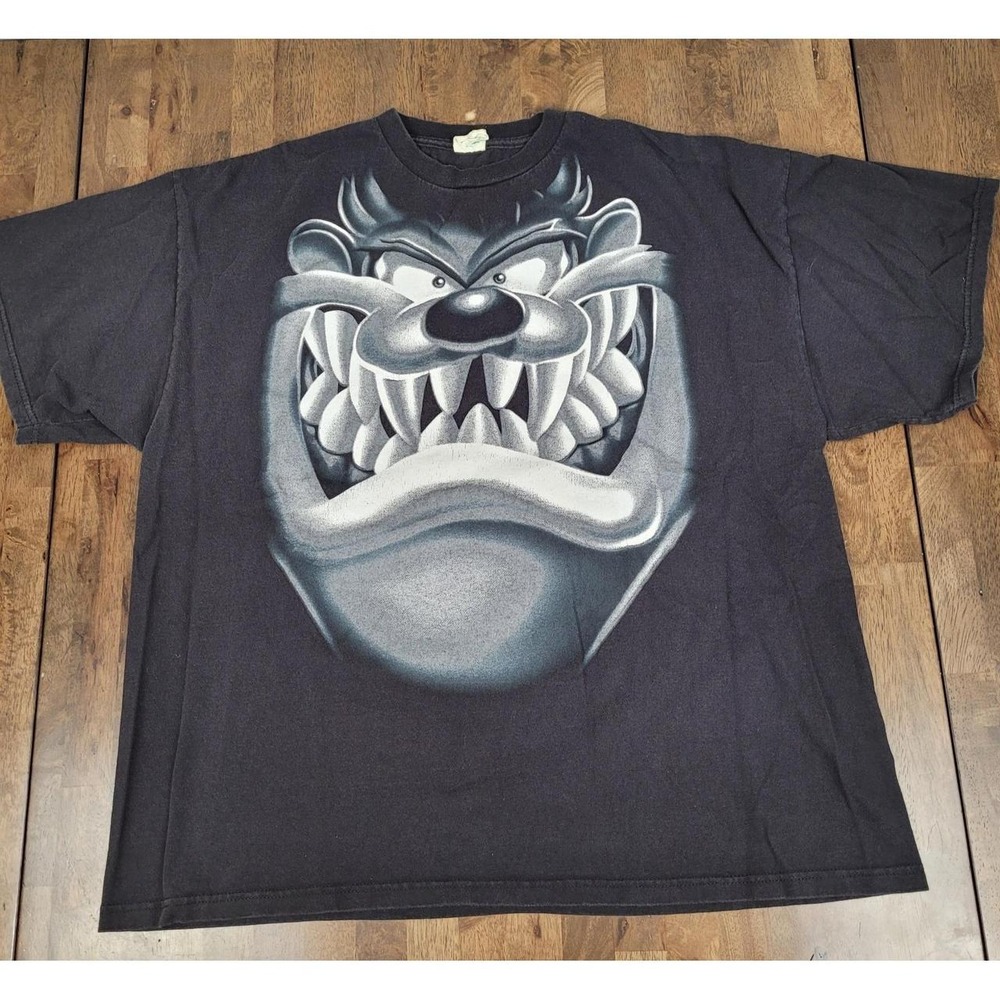 Vintage Tazmanian Devil Men's Graphic T Size XL Delta Pro Weight Tag